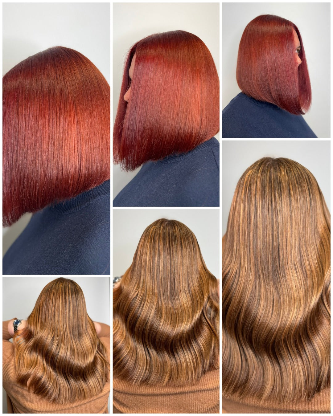 Warme Balayage und Kupfer-Coloration als echte Salonarbeiten von Friseurmeister Bertram in Aschaffenburg
